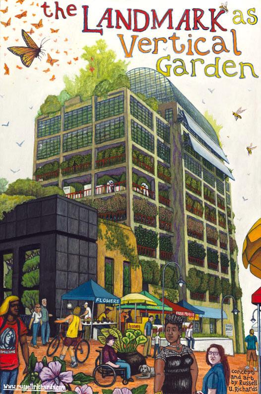 Up to Pasture: local artist has vision to turn Landmark into vertical&nbsp;farm